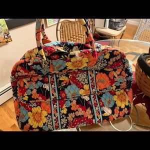 Vera Bradley extra large duffle with accessories